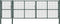 vidaXL - Poort - 500x150 - cm - staal - groen