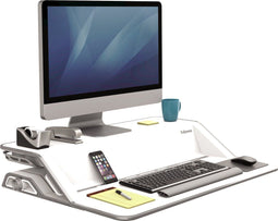 Fellowes Zit/Sta oplossing - Lotus zit-sta Werkstation - Wit