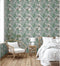 DUTCH WALLCOVERINGS Behang Eden grijs en lichtgroen