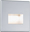 Paulmann Edge LED Wandinbouwlamp - 1,2W - 50 lm - 2700K Warmwit - Chroom Mat