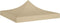vidaXL - Partytentdak - 270 - g/m² - 3x3 - m - beige