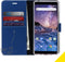 Accezz Nokia 7 Plus - Wallet Softcase Bookcase - 3 pashouders - Donkerblauw