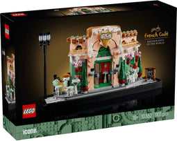 LEGO® Icons 10362 - Frans café - 1101 onderdelen - Decoratieve bouwset voor volwassenen