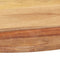 vidaXL - Tafelblad - rond - 25-27 - mm - 80 - cm - massief - acaciahout