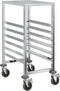 vidaXL - Dienbladenwagen - met - 6 - GN-bakken - 39x55x87 - cm - roestvrij - staal