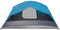 vidaXL - Gezinstent - met - luifel - 6-persoons - waterdicht - blauw