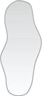 vidaXL - Wandspiegel - 90x40 - cm - zilverkleurig