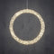 Luca Lighting - Kerstverlichting Cirkel - 800 Warm Witte LED Lampjes - Ø36 cm - Metaal - Wit