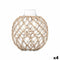 Decoratief sierding Transparant Natuurlijk 21 x 23 cm (4 Stuks)