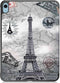 iMoshion Tablet Hoes Geschikt voor iPad 10 (2022) 10.9 inch - iMoshion Design Trifold Bookcase - Meerkleurig /Parijs