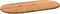 vidaXL - Tafelblad - 180x90x4 - cm - ovaal - massief - eikenhout - lichtbruin