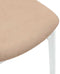 vidaXL - Eetkamerstoelen - met - kussens - 2 - st - massief - hout - rubber - wit