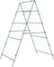 vidaXL - Plantenklimrekken - 4 - st - A-frame - staal