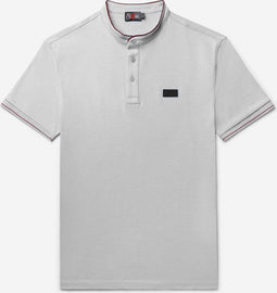 AB Lifestyle Tokio Polo - Slim-Fit - Platinum AB logo - Cool Grey - Heren - Maat: XS