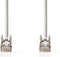 CAT5e Netwerkkabel - S/UTP - RJ45 Male - RJ45 Male - 3.00 m - Rond - LSZH / PVC - Grijs - Polybag