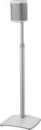 Sanus Systems WSSA1 - Verstelbare speaker vloerstandaard - Geschikt voor Sonos ONE ONE SL PLAY:1, PLAY:3 - Wit