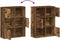 vidaXL - Boekenkast - 60x24x76,5 - cm - bewerkt - hout - oud - houtkleurig