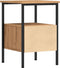 vidaXL - Nachtkastjes - 2 - st - 34x36x50cm - bewerkt - hout - artisanaal - eikenkleur