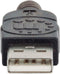 Manhattan 40m USB-kabel - USB 2.0 A-stekker - 480 Mbps - Zwart