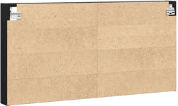 vidaXL - Wandkast - Zwart - Eiken - Geengineerd - Hout