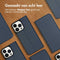 Accezz iPhone 13 Pro - Book Case - Echt Nappa leer met pasjeshouder - Donkerblauw