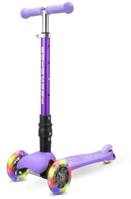 BOLDCUBE Teeny FOLD - Driewielstep - Verstelbaar 61-69 cm - Eenhoorn Paars
