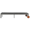 vidaXL - Ligbed - met - wieltjes - poly - rattan - zwart