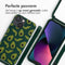 iMoshion Hoesje Geschikt voor iPhone 13 Mini Hoesje Met Koord - iMoshion Siliconen design hoesje met koord - Groen / Avocado Green