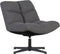 WOOOD Vinny Draaifauteuil - Bouclé - Antraciet - 80x75x75