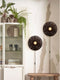 GOOD&MOJO Wandlamp Iguazu - Jute Zwart - Ø40cm - Binnen