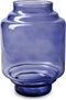 Jodeco Bloemenvaas Lotus - transparant paars - glas - D17 x H25 cm - trap vaas