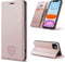Hoesje Geschikt voor iPhone 11 Pro met Anti Skim Bescherming - Pasjes Bookcase RFID Beschermd - Roze - Luxe Telefoonhoesje Wallet Case Pasjeshouder PU Leder