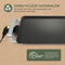 Bourgini Elements - Grillplaat - 2500W - PFAS-vrije keramische anti-aanbaklaag - 46 x 26 cm - Antraciet