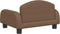 vidaXL - Hondenmand - 50x40x30 - cm - stof - bruin
