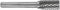 Ruko 116013 Hm Freesstift Cilindrisch Vorm A Cilinder (Zya) Zonder Kopse Vertanding Kogeldiameter 12 Mm Hardmetaal Schacht-Diameter 6 Mm