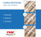 Sleepn Keep Bedhek 100 cm Blauw - Valbescherming voor Kinderbedden