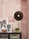 GOOD&MOJO Wandlamp Iguazu - Jute Zwart - Ø40cm - Binnen