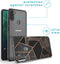 iMoshion Hoesje Geschikt voor Samsung Galaxy M11 / A11 Hoesje Siliconen - iMoshion Design hoesje - Zwart / Meerkleurig / Goud / Black Graphic