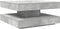 vidaXL - Salontafel - 360 - graden - draaibaar - 70x70x34,5 - cm - betongrijs