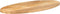 vidaXL - Tafelblad - ovaal - 120x50x3,8 - cm - massief - mangohout
