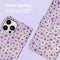 iMoshion Hoesje Geschikt voor iPhone 12 Pro / 12 Hoesje Met Pasjeshouder - iMoshion Design Bookcase smartphone - Meerkleurig / Purple Flowers
