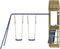 vidaXL - Speelhuis - geïmpregneerd - grenenhout