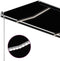vidaXL - Luifel - automatisch - met - LED - en - windsensor - 4,5x3 - m - antracietkleur