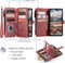 Caseme - Geschikt voor iPhone 14 Pro Max - Portemonnee hoes - Rood