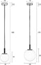 Zuiver Orion Hanglamp Rond 25 cm - Zwart