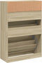 vidaXL-Schoenenkast-met-2-klaplades-80x34x116-cm-sonoma-eikenkleurig