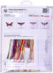 Thea Gouverneur - Borduurpakket met telpatroon - 2037A - Voorgesorteerde DMC Garens - Vlinders - Aida - 37 cm x 46 cm - DIY Kit
