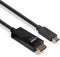 Lindy 43317 - USB-C naar HDMI Aansluitkabel - 10 m 4K UHD - Zwart
