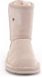 Warmbat Kangaroo - Enkellaarzen - Suede met merinowol - Blush - Maat 36