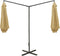 vidaXL - Parasol - dubbel - met - stalen - paal - 600 - cm - taupe
